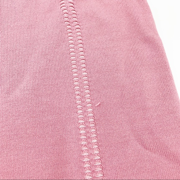 NBD x The Naven Twins Diamond Skirt Mauve Pink Knit Stretch Mini Size Small - Picture 9 of 14